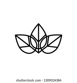 leaf, nature icon template