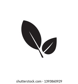 leaf nature icon vector logo template