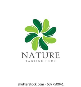 Leaf nature logo