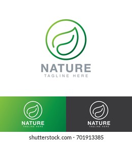 Leaf nature logo