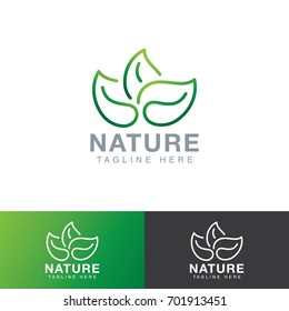Leaf nature logo
