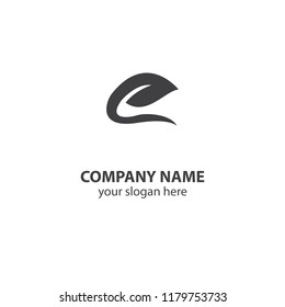 leaf nature logo design element