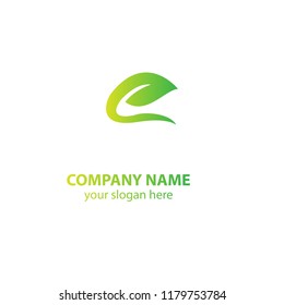 leaf nature logo design element