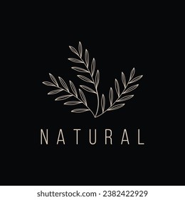 Design-Idee für Leaf-Naturlogo