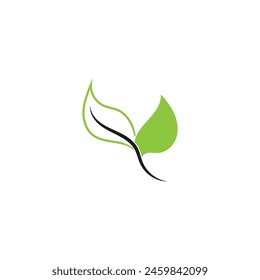 Leaf Nature Logo Design Template Vector