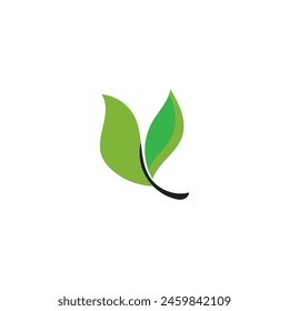Leaf Nature Logo Design Template Vector