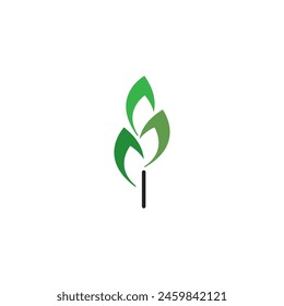 Leaf Nature Logo Design Template Vector
