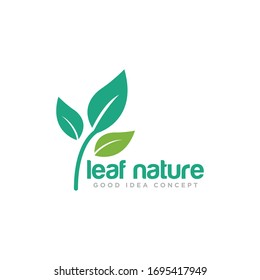 Leaf Nature Logo Design Vector