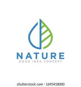 Leaf Nature Logo Design Vector