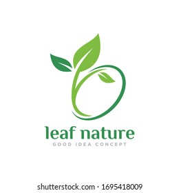 Leaf Nature Logo Design Vector