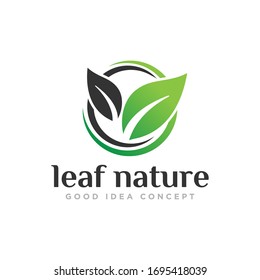 Leaf Nature Logo Design Vector