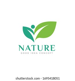 Leaf Nature Logo Design Vector Stock Vector (Royalty Free) 1695418051 ...