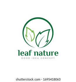 Leaf Nature Logo Design Vector