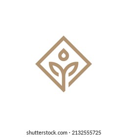 Leaf Nature Logo Design. Vector Icon Life Concept.