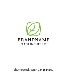 Plantilla de diseño de iconos de logotipo de naturaleza de hoja