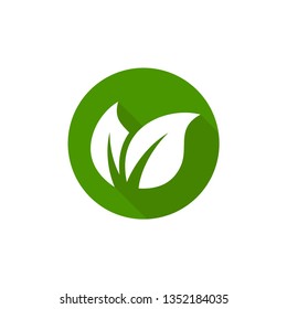 Leaf Nature Logo Icon Vector Illustration