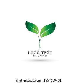 Leaf & Nature Logo. Symbol & Icon Vector Template.