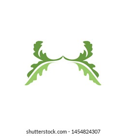 leaf of nature logo template