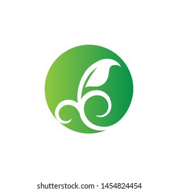 leaf of nature logo template
