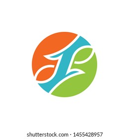 leaf of nature logo template