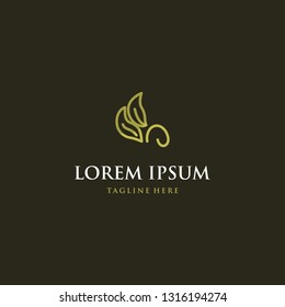 Leaf Nature Organic Abstract Creative Friendly Business Logo