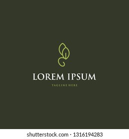 Leaf Nature Organic Abstract Creative Friendly Business Logo