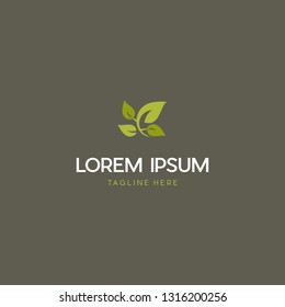 Leaf Nature Organic Abstract Creative Friendly Business Logo