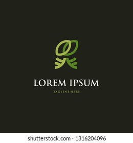 Leaf Nature Organic Abstract Creative Friendly Business Logo