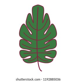 Leaf nature symbol