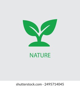 Imagen de Vector de diseño de Plantilla de logotipo de Web de símbolo de naturaleza de hoja