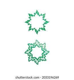 LEAF AND NATURE TREE LOGO FOR BUSINESS VECTOR GREEN PLANT ECOLOGY DESIGN ICON