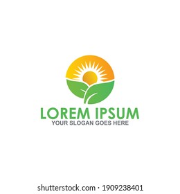 leaf nature vector , natural logo