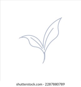Leaf Neon Exotic Design Vector