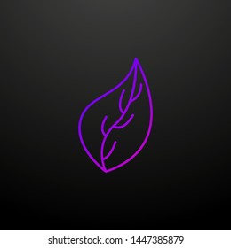 leaf nolan icon. Elements of Eco set. Simple icon for websites, web design, mobile app, info graphics
