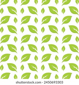 Leaf notable trendy multicolor repeating pattern vector illustration background design