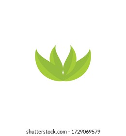 LEAF OBJECT SUITABLE FOR AGRICULTURE AND BEAUTY LOGO

