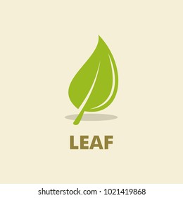leaf organic vector logo