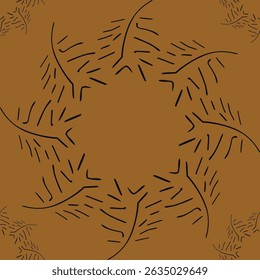 Folha ornamento flores padrão repetir desenhos