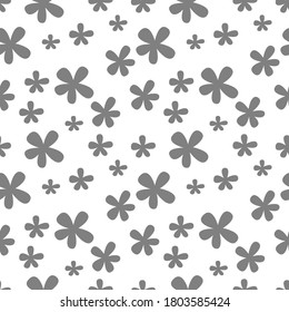 Leaf ornamental vector pattern. Seamless design. eps 10