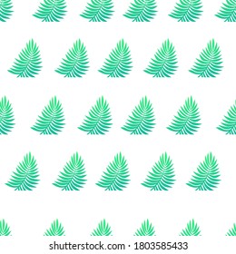 Leaf ornamental vector pattern. Seamless design. eps 10