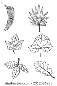 Leaf outline illustration image. 
Hand drawn image artwork of leaf. 
Simple cute original logo.
Hand drawn vector illustration for posters, cards, t-shirts.