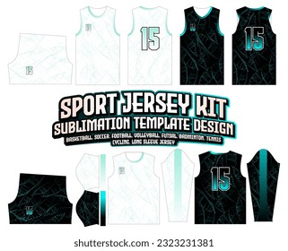 Leaf outline Neon gradient Jersey Design Background