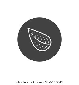 Leaf con el icono Estilo de contorno