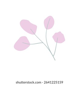 leaf with pastel color and aesthetic design