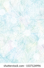 Leaf pastel color vector illustration design background wallpaper