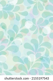 Leaf pastel color vector illustration design wallpaper background collection