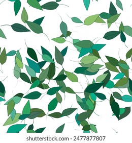 Leaf pattern, abstract background, ornaments vector, floral design, leaf texture, seamless vector, leaf isolated, vector shapes, leaf silhouette, background summer, nature backgrounds