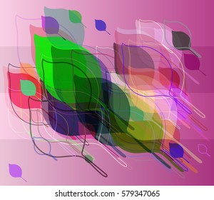 leaf pattern art