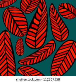 leaf pattern background