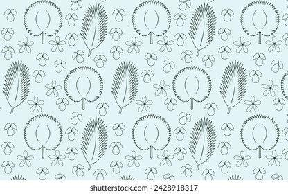 leaf pattern background vector free for personal and commercial use